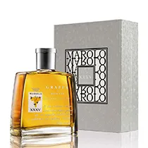 Marolo Anniversario Grappa di Moscato Vendimia Tardiva Invecchiato 42% 2010 0,7l in Geschenkbox