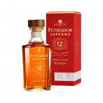 Fundador Brandy Supremo 12YO Pedro Ximénez Cask  40%  0,7l in Geschenkbox